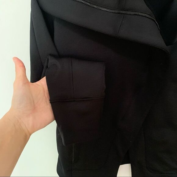 Heroine Sport Boost Jacket Black Asymmetric Hem Size Small - Picture 10 of 10